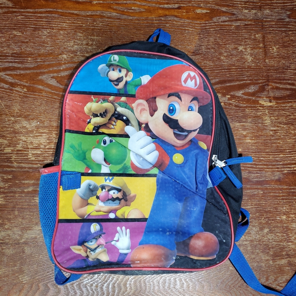 Mario & Friends Kids Backpack - Colorful Design